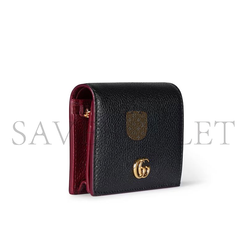 GUCCI BI-COLOR GG MARMONT SMALL WALLET 456126 (11*8.5*3cm) GUCCI BI-COLOR GG MARMONT SMALL WALLET 456126 (11*8.5*3cm)